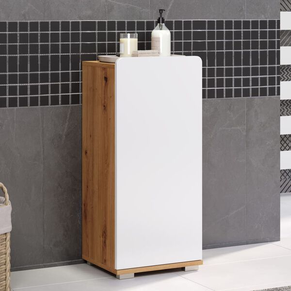 Trendteam Golvsk&aring;pet Ciara vit och r&ouml;kig silver