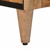 vidaXL Sideboard med d&ouml;rr Naturf&auml;rg 60 x 33 x 75 cm Massivt mangotr&auml;