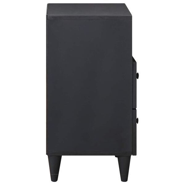 vidaXL Sängbord Flerfärgsdesign 50 x 33 x 60 cm Massivt mangoträ