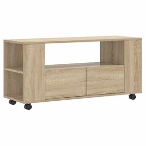 vidaXL Tv-b&auml;nk sonoma-ek 102x34,5x43 cm konstruerat tr&auml;