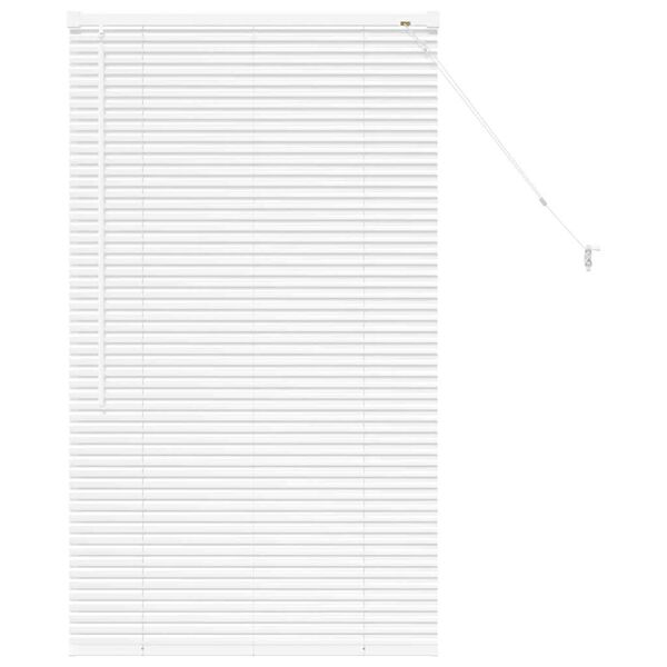 vidaXL Persienner Vit 130 x 75 cm Aluminium