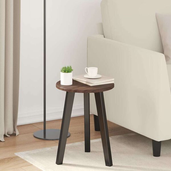 vidaXL Bordsskiva brun ek 30 x 30 x 1,5 cm Konstruerat trä