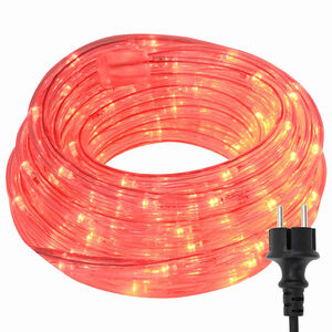 vidaXL Ljuslina med replampor R&ouml;d 50 m PVC