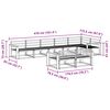 vidaXL Utomhussoffset 8 pcs Naturf&auml;rg Massivt Akaciatr&auml;