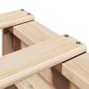vidaXL S&auml;ngram utan madrass 90x190 cm massiv furu