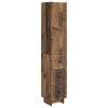 vidaXL Sk&aring;pset 2 pcs Gammalt tr&auml; 33 x 34,5 x 90 cm Konstruerat tr&auml;