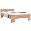 vidaXL S&auml;ngram utan madrass massiv ek 160x200 cm