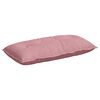 vidaXL Ryggkudde Rosa 100 x 50 cm Kordread tyg