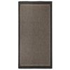vidaXL Utomhusmatta plattv&auml;vd 100x200 cm m&ouml;rkbrun