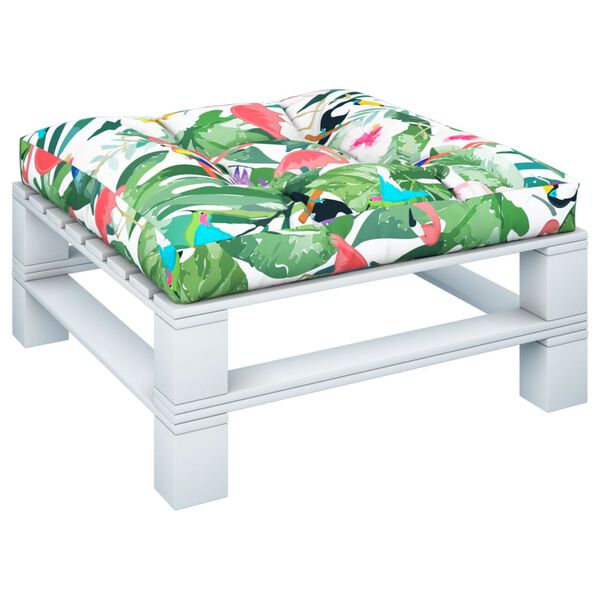 vidaXL Palldyna flerf&auml;rgad 70x70x12 cm tyg