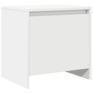 vidaXL S&auml;ngbord vit 45x34x44,5 cm konstruerat tr&auml;
