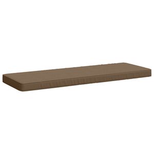 vidaXL 1-delad B&auml;nk Kudde VUGHT 100% Polyester Taupe 100 x 40 x 5 cm