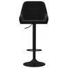 vidaXL Barstolar 2 st svart sammet