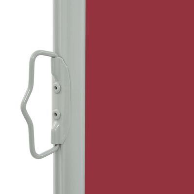 vidaXL Infällbar sidomarkis 60x300 cm röd