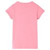 T-shirt för barn stark rosa 104