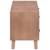 vidaXL TV-bänk med 5 lådor 90x30x40 cm massiv furu