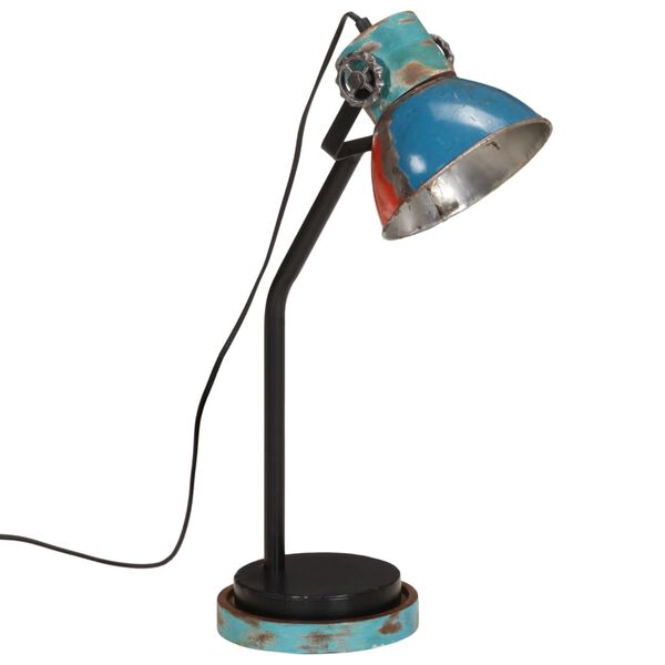 vidaXL Skrivbordslampa 25 W flerf&auml;rgad 18x18x60 cm E27