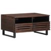 vidaXL Soffbord brun 80x55x40 cm massivt mangotr&auml;