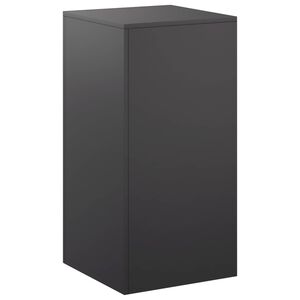 vidaXL V&auml;xtst&auml;ll Svart 40 x 40 x 80 cm St&aring;l