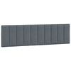 vidaXL Headboard Cushion "Hanko" Dark Grey 183 cm Velvet