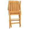 vidaXL Hopf&auml;llbara stolar 8 st 61x67x90 cm massivt tr&auml; i teak