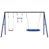 vidaXL Gungställning med gunga, trapets, drömgunga