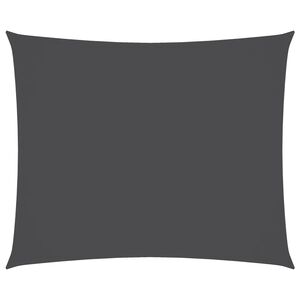 vidaXL Solsegel oxfordtyg rektangul&auml;rt 4x5 m antracit
