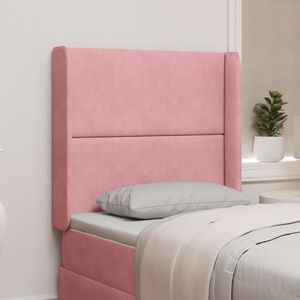 vidaXL S&auml;nggavel &Ouml;ra Rosa 80 x 16 x 4 cm Sammet