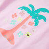 T-shirt för barn lila 104