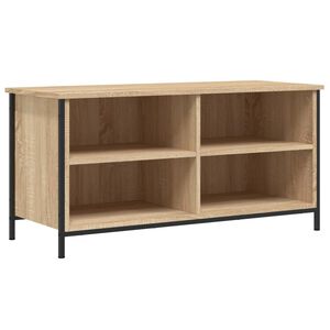 vidaXL Tv-b&auml;nk sonoma-ek 100x40x50 cm konstruerat tr&auml;