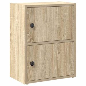 vidaXL Bokhylla sonoma-ek 40x24x52 cm konstruerat tr&auml;