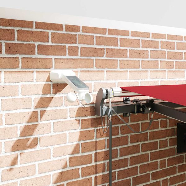 vidaXL Markis tyg med R&ouml;d 450 &times; 300 cm Polyester