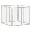 vidaXL Kompost 85x85x70 cm galvaniserat j&auml;rn