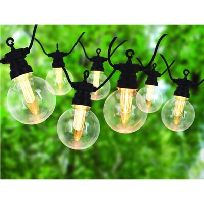 ProGarden Partylampor för trädgård 10 st LED 7,5 m
