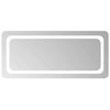 vidaXL Badrumsspegel LED 90x40 cm