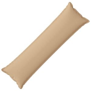 vidaXL Kudd&ouml;verdrag HOUTEN Gr&auml;ddvit 40 x 145 cm Faux Linne
