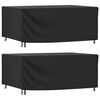 vidaXL &Ouml;verdrag f&ouml;r utem&ouml;bler 2 st svart 225x143x90 cm vattent&auml;t 420D