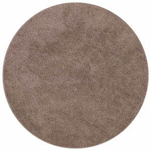 vidaXL Anti-glid Shaggy Matta Brun 90 x 90 cm PP