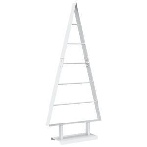 vidaXL Metall julgran KUOPIO 90 cm St&aring;l Vit