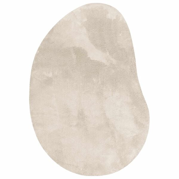 vidaXL Omr&aring;desmattor HUARTE Beige 80 x 150 cm Polyester