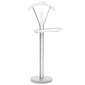 vidaXL Herrbetj&auml;nt 45x35x107 cm vit