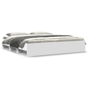 vidaXL S&auml;ngram vit 200x200 cm konstruerat tr&auml;