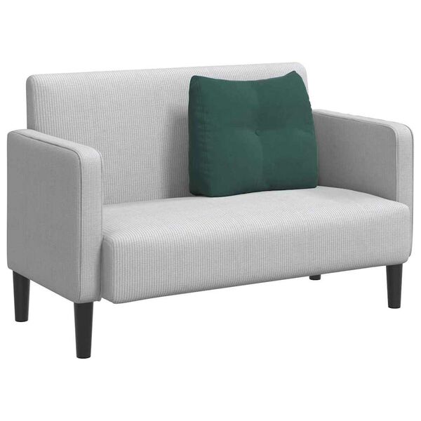 vidaXL Ryggkudde M&ouml;rkgr&ouml;n 60 x 24 x 50 cm Sammet