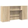vidaXL Receptionsdisk sonoma-ek 200x50x103,5 cm konstruerat tr&auml;