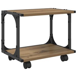 vidaXL Skrivarst&auml;ll Artisan-ek 41 x 28 x 33,5 cm Konstruerat tr&auml;