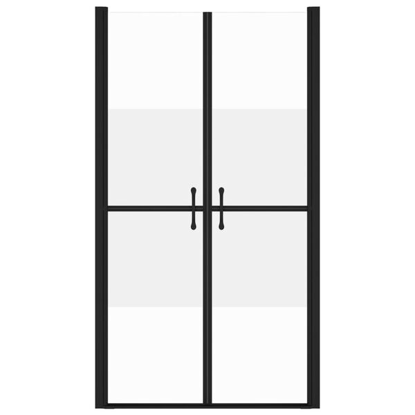 vidaXL Duschdörr halvfrostad ESG (98-101)x190 cm