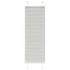 vidaXL Plisserad persienn ljusgr&aring; 50x150cm tyg bredd 49,4cm polyester