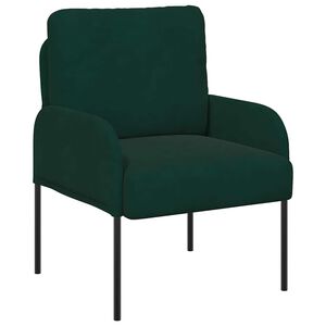 vidaXL Soffor med kudde 55cm M&ouml;rkgr&ouml;n Plywood