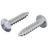 vidaXL Tr&auml;skruvar 2 st Silver M4 x 20 mm St&aring;l
