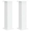vidaXL V&auml;xtst&auml;ll 2 pcs Vit 30,5 x 30 x 100,5 cm Konstruerat tr&auml;